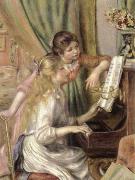 young girls at the piano Auguste renoir